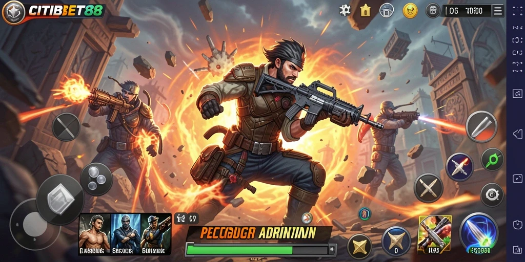 Screenshot CITIBET88 menampilkan aksi seru dan gameplay yang menegangkan.