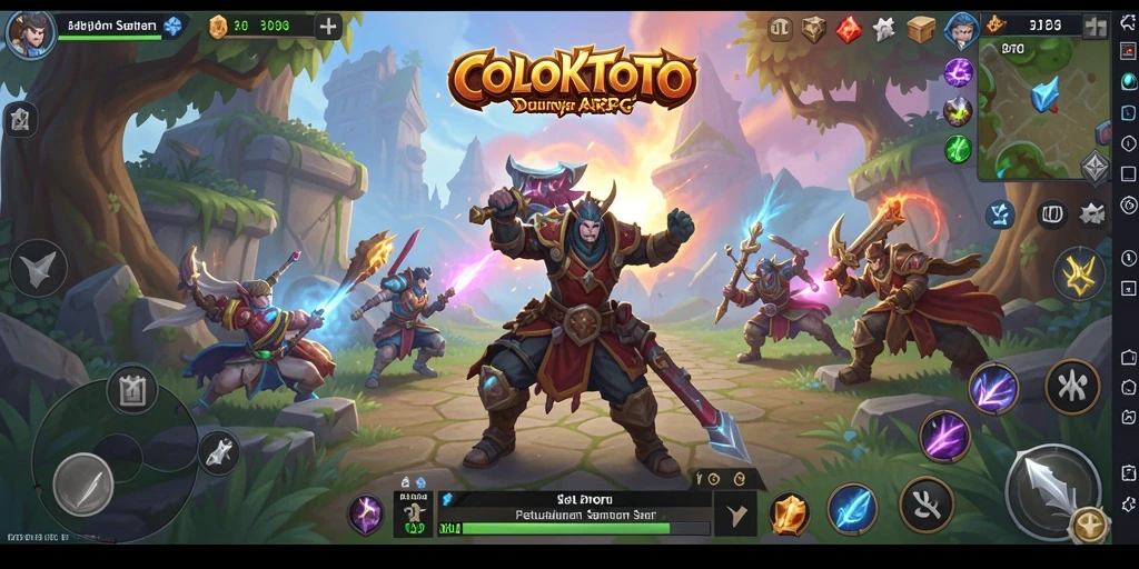 Tangkapan layar gameplay COLOKTOTO menampilkan pertempuran seru dan visual yang menakjubkan.