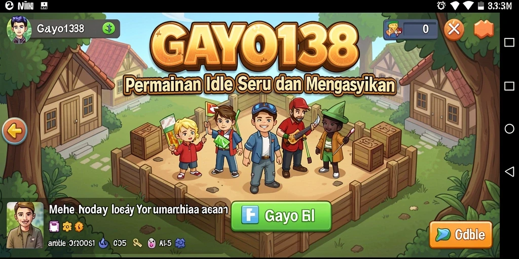 Tampilan gameplay GAYO138 yang menarik dan mengasyikkan.