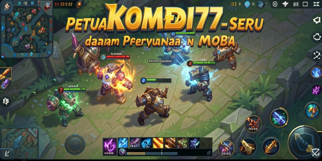 Tampilan gameplay seru dalam KOMEDI77 dengan strategi dan kerjasama tim.
