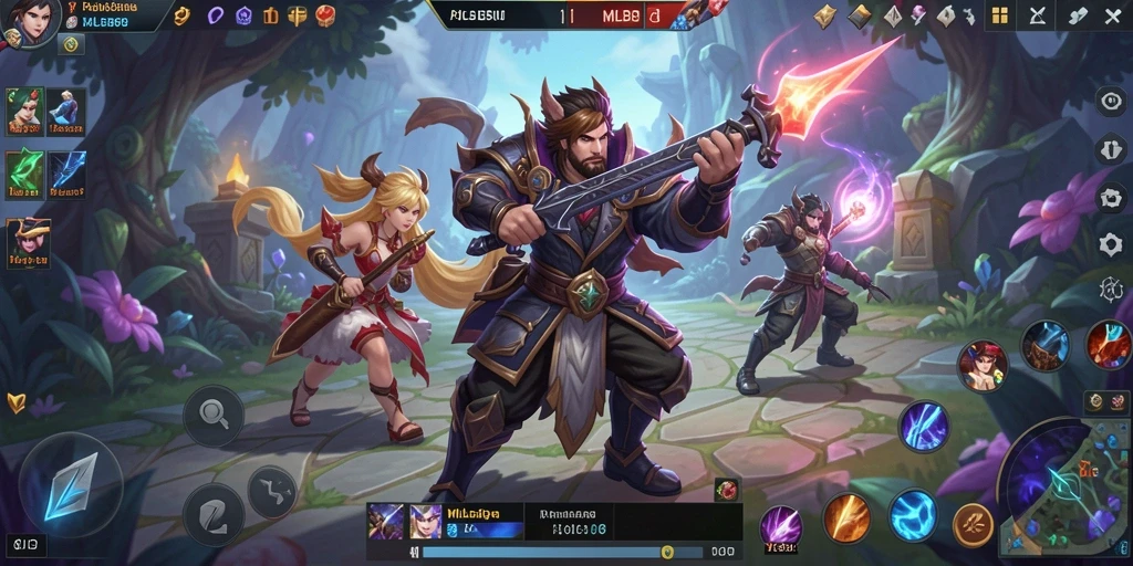 Tampilan gameplay MLBB8 yang menakjubkan saat menjelajahi dunia petualangan.