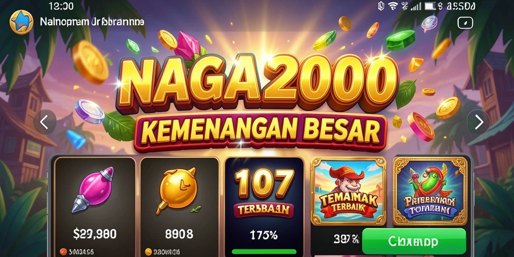 Tampilan gameplay menarik dari NAGA2000 yang memikat.