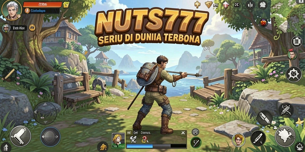 Screenshot menampilkan gameplay seru di dunia terbuka NUTS777.