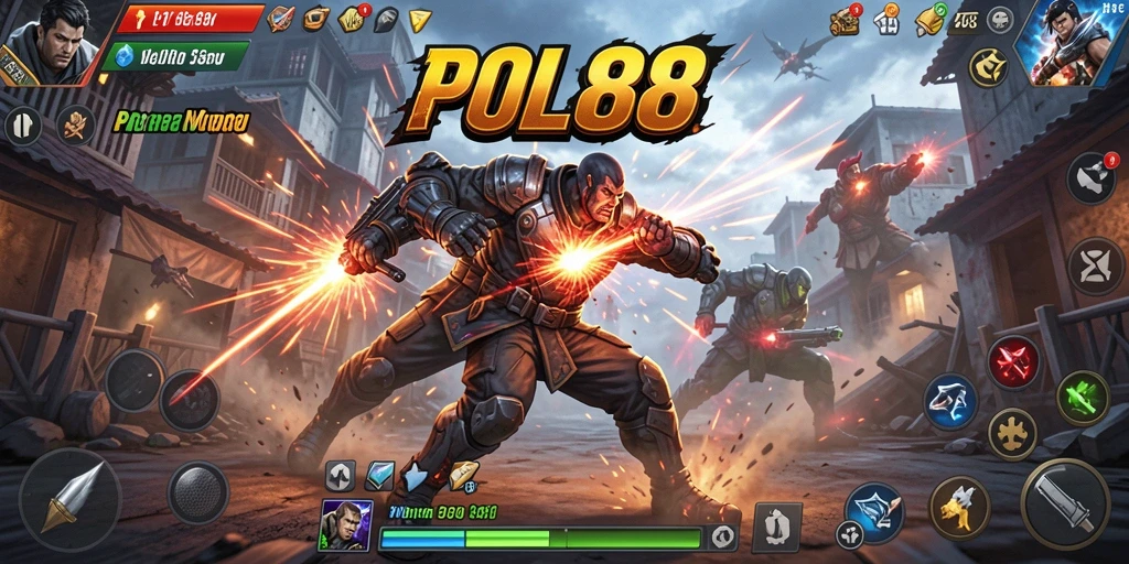 Menampilkan aksi seru dan gameplay mendebarkan dari POL88.