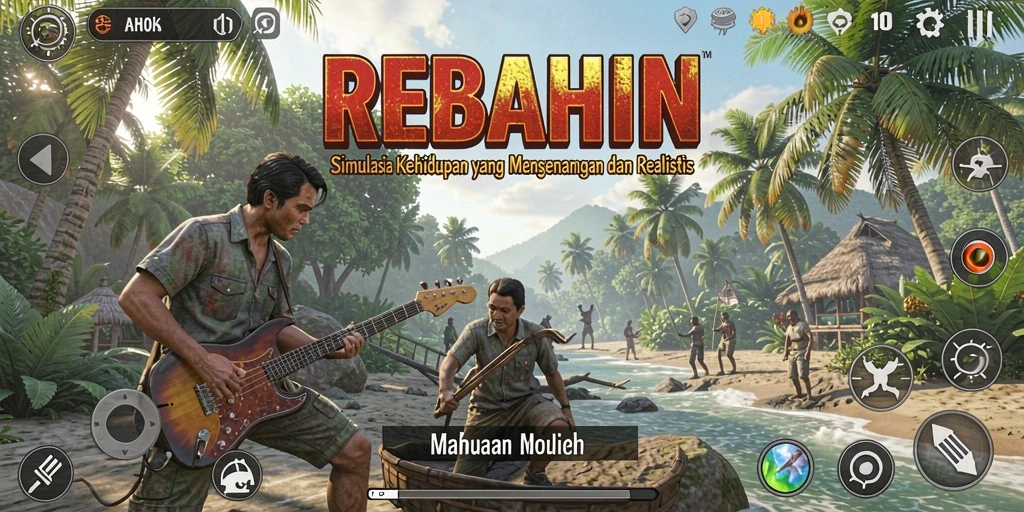 Tampilan gameplay <strong>REBAHIN</strong> yang menawan dan interaktif.