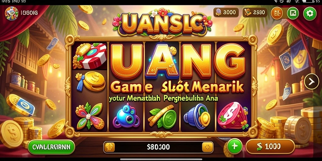Gameplay Slot yang mendebarkan dan penuh warna dari UANG.