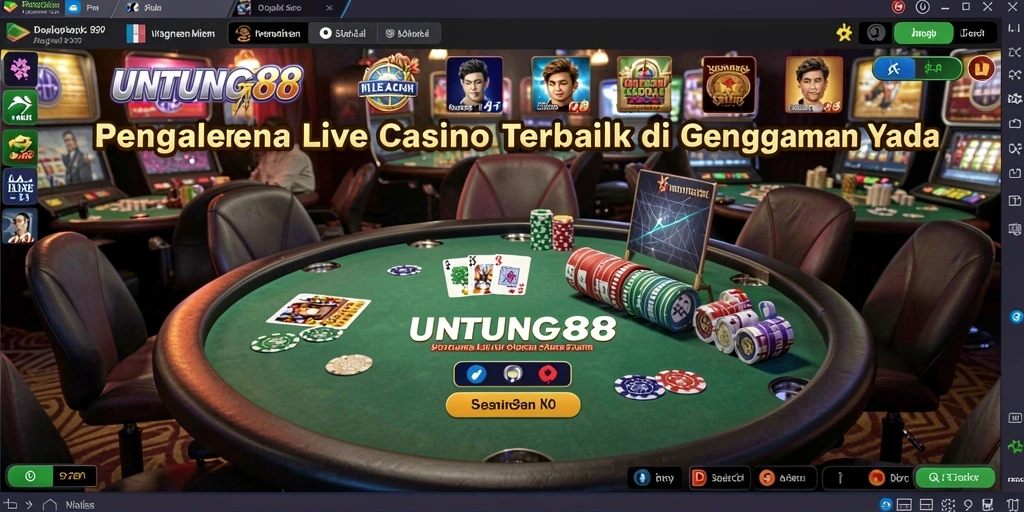 Gameplay Live Casino UNTUNG88 yang mendebarkan dan interaktif.