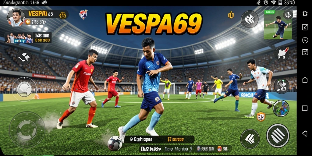 Screenshot gameplay VESPA69 yang menampilkan momen seru dari pertandingan.
